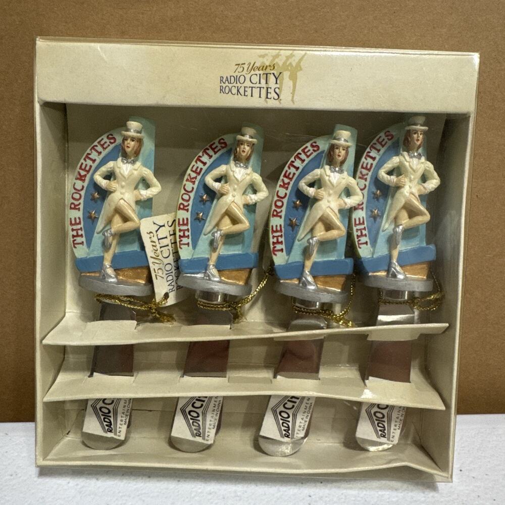 Radio City Rockettes 75 Years 4pc Dip Butter Spreader Set Collection Kitchen